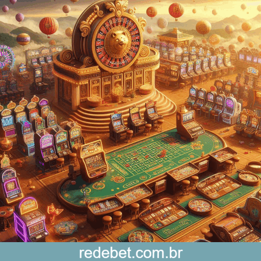 Variedade de 1.500 jogos de caça-níqueis na Redebet.